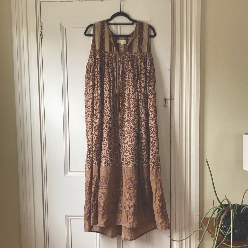 Daughters of India Aahna Dress in Walnut, Size XS